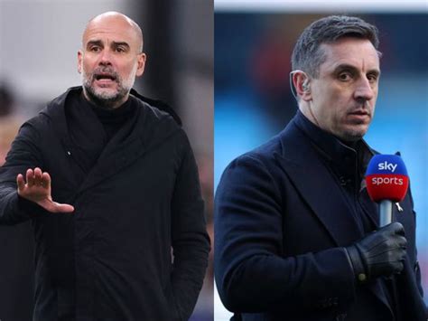 Pep Guardiola Breaks Silence On Gary Neville Branding Man City As Boring