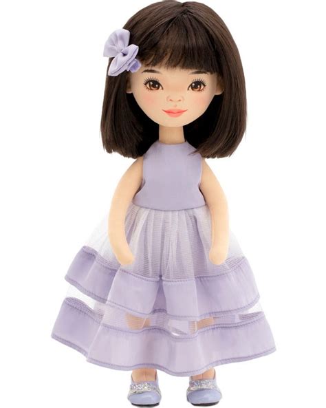 Мека кукла Лилу с пурпурна рокля Orange Toys - store.bg