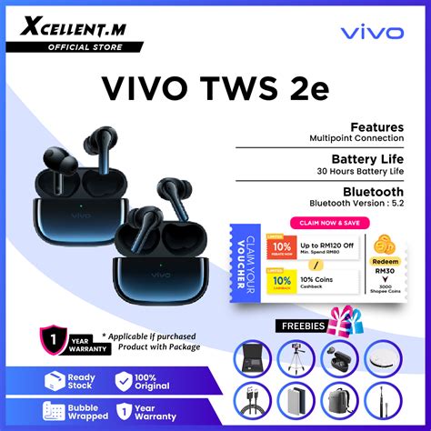 Vivo Tws 2e Tws 2 Anc Tws Air Earbuds Original Vivo Malaysia