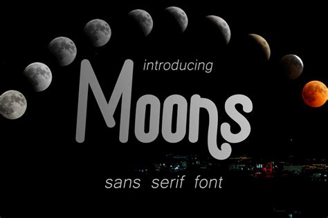 Moons Font By Belovestudio · Creative Fabrica