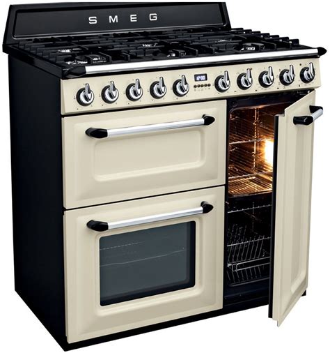 Smeg Tra93p 90cm Victoria Aesthetic Freestanding Dual Fuel Ovenstove