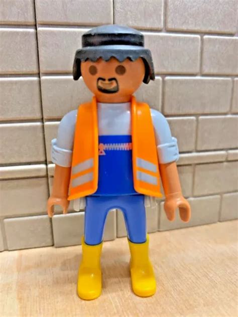 Playmobil Personnage Peintre Chantier Travaux B Timents Custom