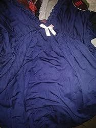 ADOME Women Babydoll Lingerie Wireless Lace Chemise Sleepwear Bridal Lingerie Dress Red At