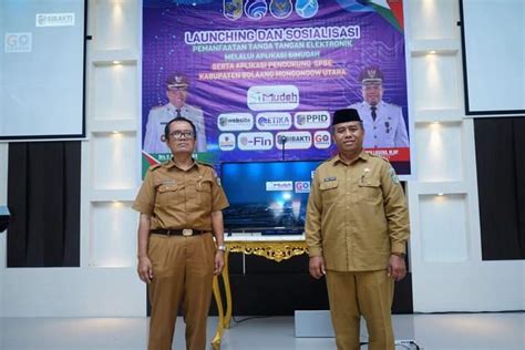 Diskominfo Bolmut Launching Aplikasi Simudah Dan Pendukung SPBE