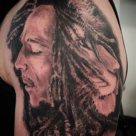 Bob Marley Lion Tattoo Designs