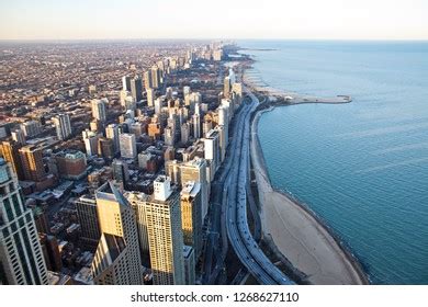 Chicago Lake Michigan View Stock Photo 1270677919 | Shutterstock