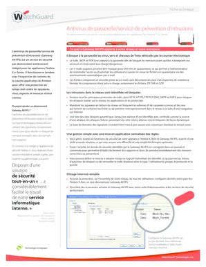 Remplissable En Ligne Antivirus De Passerelle Service De Pr Vention D