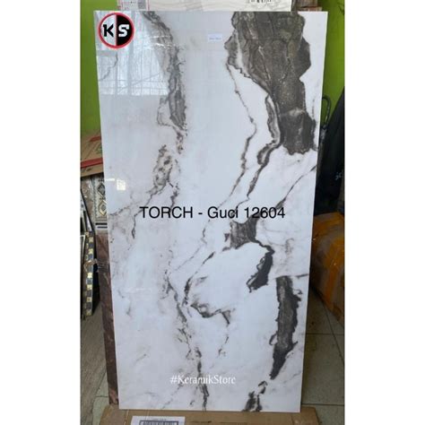 Jual Granit 60x120 Granit Ukuran 60x120 Torch 12604 Putih Corak