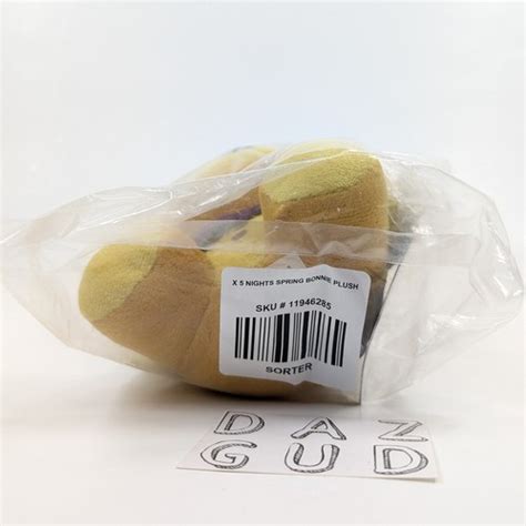 RARE SPRING BONNIE Plush Five Nights At Freddys FNaF Hot Topic EXCL Funko NEW EBay