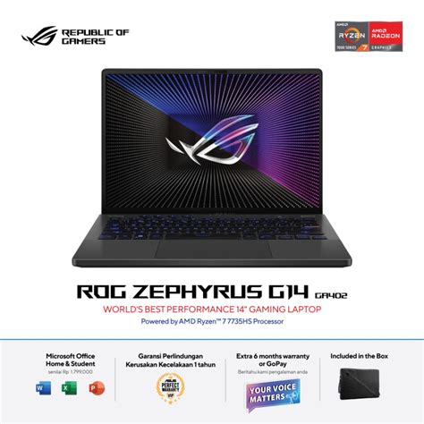 Promo Asus Rog Zephyrus G Ga Nu R G G O Eclipse Gray R Hs