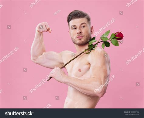 Strong Man Naked Torso Pumped Arms Stock Photo 1830087782 Shutterstock