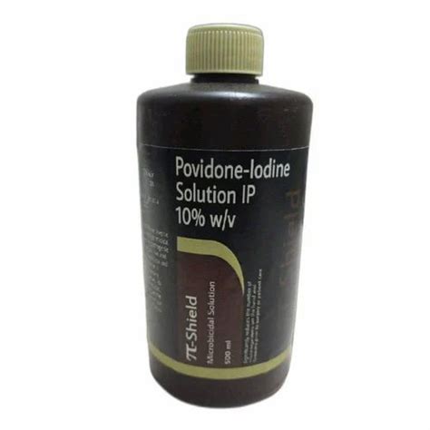 Composition 10 500ml Povidone Iodine Solution At 150 Bottle In Rau