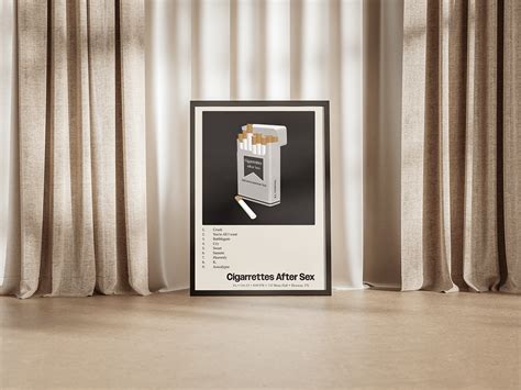 Gig Poster For Cigarettes After Sex Behance