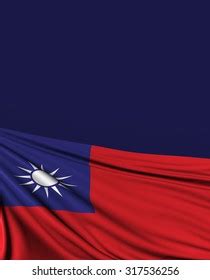 Taiwan Flag Taiwanese Background Asia Stock Illustration 317536256 ...