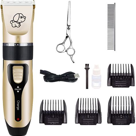 Dog Shaver Clippers Low Noise Rechargeable Cordless Electric Quiet Hair