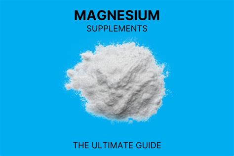 Magnesium Supplements: The Ultimate Guide to Magnesium Forms and Uses | Magnesium supplements ...