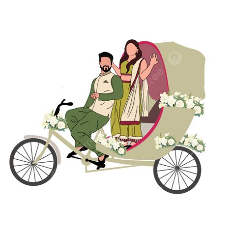 Gambar Becak Png Vektor Psd Dan Clipart Dengan Background Transparan