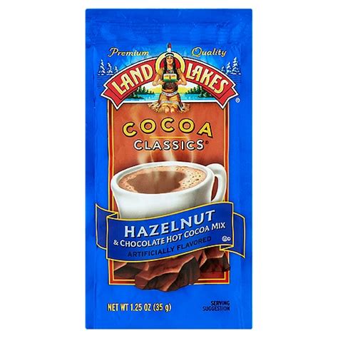 Land O Lakes Cocoa Classics Hazelnut And Chocolate Hot Cocoa Mix 1 25 Oz Shoprite