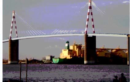 The St Nazaire bridge. (photographs: V. Torra) | Download Scientific ...