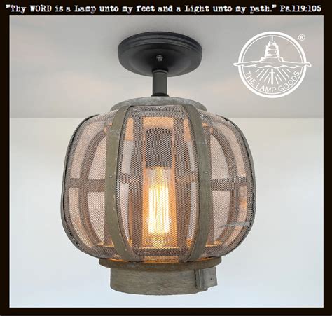 Industrial Ceiling Lights | Galvanized Lighting Fixtures | Edison Bulbs ...