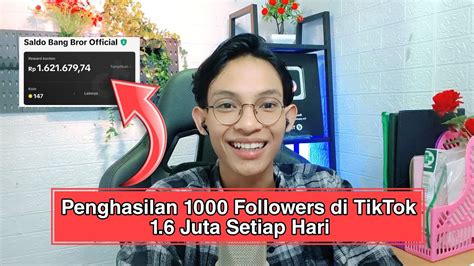 Followers Di Tiktok Dapatkan Penghasilan Juta Setiap Hari