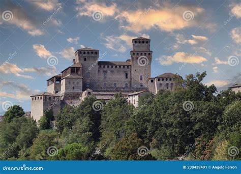 Medieval Castle Of Torrechiara Parma Italy Medieval Castle Of