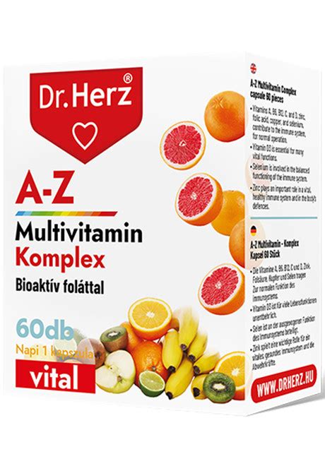 Dr Herz A Z Multivitamin Komplex Kapszula Db Vitaminindex Hu