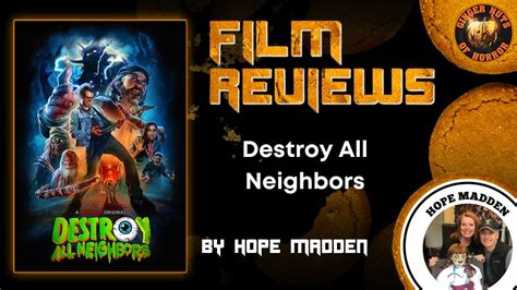 Destroy All Neighbors Horror Movie Review Ginger Nuts Of Horror