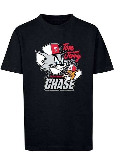 Absolute Cult T Shirt Absolute Cult Herren Kids Tom And Jerry Chase