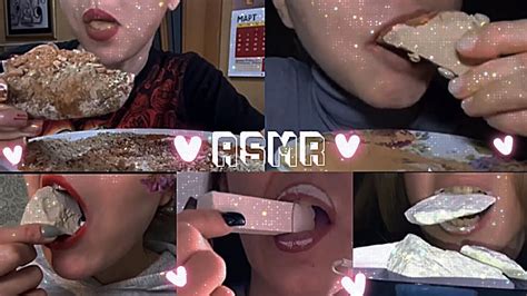 Chalk Compilation Edits Asmrchalk Eating Asmr Food Mukbang Big Bite