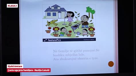 E Mesimi Klasa Gjuh Amtare Aste Nga Jeta Familjare Youtube