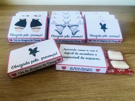 Lembrancinha Chá de Lingerie 100 un Elo7 Produtos Especiais