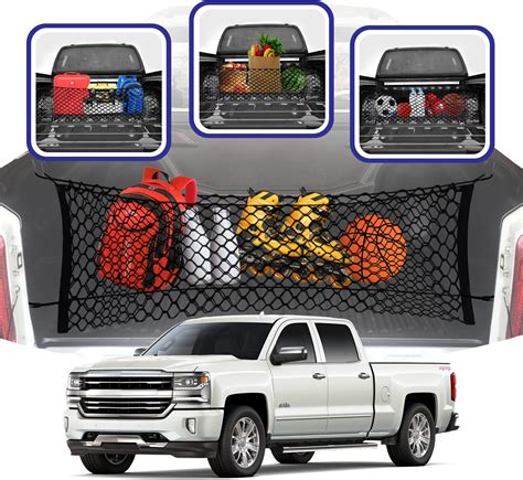 Amazon Envelope Style Trunk Mesh Cargo Net For Chevy Silverado