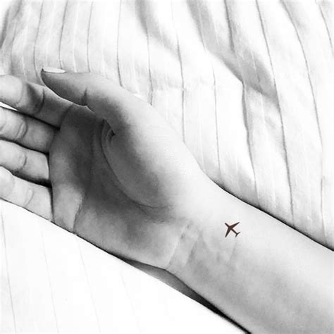 Small Airplane Temporary Tattoo set of 3 - Etsy