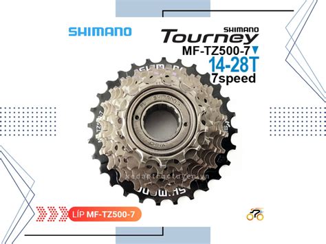 LÍP XE ĐẠP MTB - SHIMANO 7S MF TZ500 - 14-28T - KIỂU VẶN (7 TỐC – Xe ...