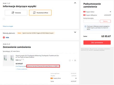 Zakupy z Aliexpress do paczkomatu Inpost Jak zamawiać Czajna pl