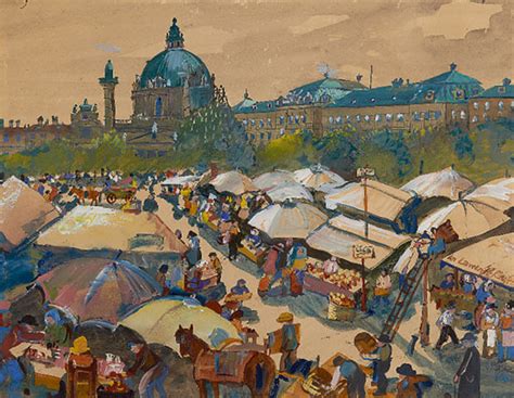 Evening Market Oscar Laske Austrian Cozyhuarique