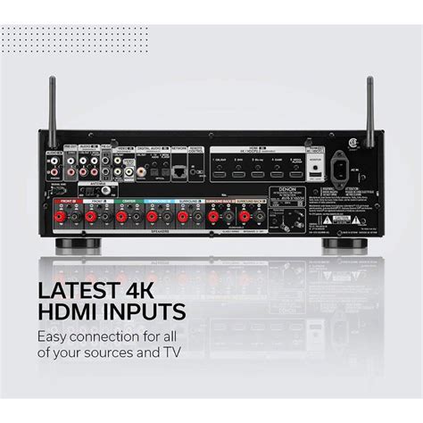 Denon AVR-X1600H 4K UHD AV Receiver