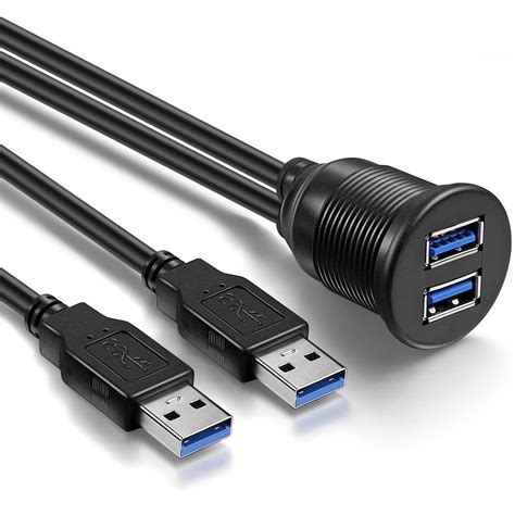 2 Puertos Usb 3 0 Dual Macho A Hembra Usb 3 0 Enjuague Aux C Envío gratis