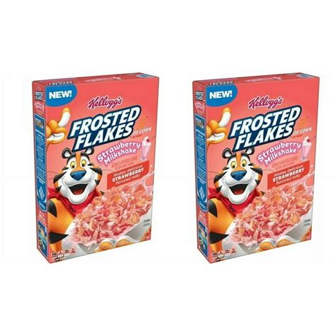 Kellogg S Frosted Flakes Strawberry Milkshake 46 Oz 2 Pk