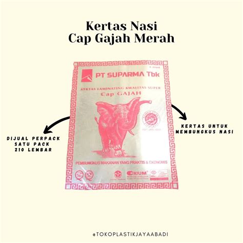 Jual Kertas Nasi Cap Gajah Merah Shopee Indonesia