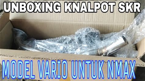 Unboxing Knalpot Metik Yamaha Nmax New Model Silencer Vario