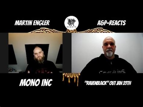 Martin Engler Mono Inc Shares His Thoughts On Ravenblack YouTube