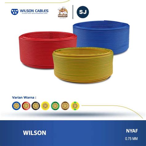 Wilson Cables Kabel Listrik Tembaga NYAF 0 75 Mm2 50 Meter