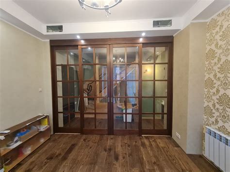 Раздвижные реечные перегородки для зонирования купить в Москве