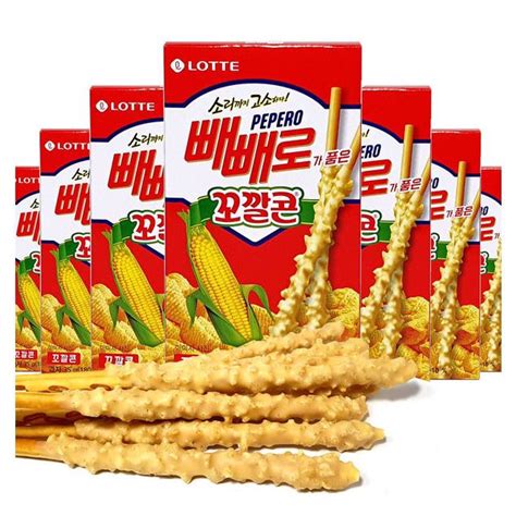 Pepero Biscuit Corn Flavor 35g 1pc Shopee Philippines