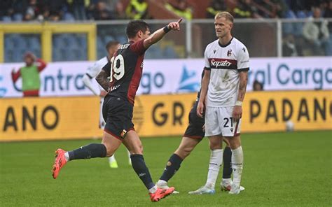 Genoa Bologna 2 2 Gol E Highlights Doppietta Di Pinamonti Pari A