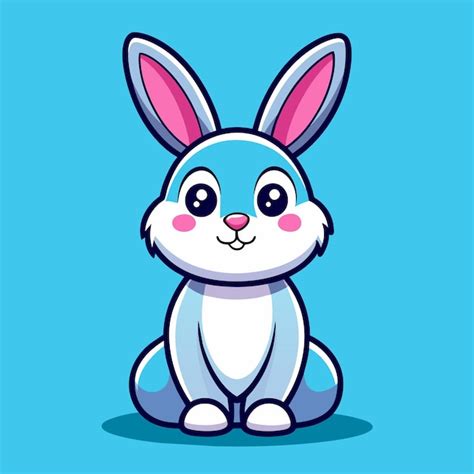 Conejo De Pascua Conejo De Pascua Dibujado A Mano Personaje De Dibujos