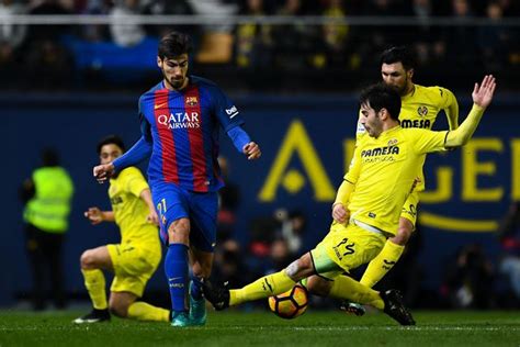 Fc Barcelona Erk Mpft Remis Gegen Fc Villarreal In Primera Divisi N