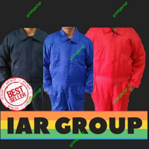 Jual Wearpack Safety Werpak Baju Bengkel Coverall Baju Mekanik